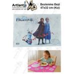 Beslenme Bezi Kız Modeli Yıkanabilir 32X47 cm 1 Adet Beslenme Örtüsü Okul Öncesi Kreş Anasınıfı Ilkokul Için Ideal - Beyaz