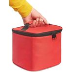Beslenme Çantası Termal Çanta Soğuk Tutucu Termal Termos Kamp Çanta Soğuk İçecek Çantası Kamp Termos Çantası 8 Litre (Kırmızı)