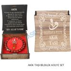 Beslenme Dedektifi Kutulu Kolye Bileklik Seti Akik Taşı