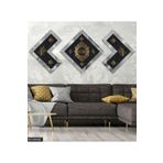 Besmele Hat Yazısı Gümüş Pleksi Aynalı Çerçeveli Tablo, 135 x 55, PR-021-GÜMÜŞ