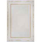 Bespoky 160x230 cm Krem Scala Modern Stone Yıkanabilir Halı | Salon Yatak Odası Mutfak Halısı | Leke Tutmayan Kaymaz | SCALA-SC004A - 160 x 230 cm