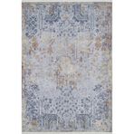 BESPOKY Jhelum Sarı Modern, Pamuk Polyester Parça Halı, Makinede Yıkanabilir Halı, Kaymaz Halı, Oturma Odası, Yatak Odası, Kreş, Koridor, Halı, Kapalı Açık Alan Halısı, Türk Halısı, Tatil Satılık Halı