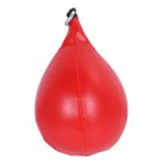 BESPORTBLE 1 Adet Boks Spor Boks Torbası Boks Asılı Çanta Profesyonel Çanta Boks Topu Torbası Hız Topu Çocuk Kırmızı Taşınabilir Speedball Boks Torbası Egzersiz Yumruk Torbası Armut Boks