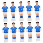 BESPORTBLE 10 Parça futbol makinesi oyuncusu Futbolcu oyuncakları Futbolcu figürleri futbolcu heykelciği langırt oyunu masa oyunu küçük futbol top plastik futbol erkekler Futbol oyuncusu Blue
