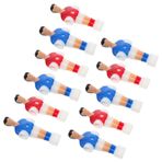 BESPORTBLE 11 Adet Futbol Makinesi Oyuncusu Langırt Erkekler Langırt Masası Parçaları Langırt Oyuncusu Bebek Mini Oyuncu Erkekler Yetişkinler Için Futbolito De Mesa Tedarik Plastik Çocuk Adam