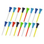 BESPORTBLE 15 Adet Golf Pimleri Kulp Serin Tişörtler Ahşap Tişört Yenilik Tişörtleri Antrenman Tişörtü Lastik Tee Eğitimci Tişört Tutucu Metal Tişört Komik Tişörtler Dış Mekan Plastik