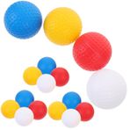 BESPORTBLE 16 Adet Küçük Eğitim Topu Egzersiz Aksesuarı Cankurtaran Bileklik Panda Oyuncakları Egzersiz Kaynağı Havuz Gözlüğü Erkek Delikli Tv Duvar Askısı Golf Içi Boş Çocuk Pp Plastik