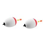 BESPORTBLE 2 Adet Gece Balıkçılığı Için Olta Takımı Şamandıra Sürüklenen Olta Balıkçılığı Bahar Bobber Balıkçılık Yüzen Köpük Balık Tutma Yüzer Slip Bobber Balık Avcısı Çelik Kafa Tedarik