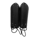 BESPORTBLE 2 Adet Otantik Pu Deri Rönesans Bracers Ortaçağ Şövalye Aksesuarları Viking Cosplay Kadınlar Ve Erkekler Için Suni Deri Kol Muhafızları Kol Bracers