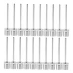 BESPORTBLE 20pcs Mini Taşınabilir Top Pompası Hava Pompası İğneleri Ile Şişirilebilir Yataklar Ve Havuz Oyuncakları Için İdeal Şişme Nozumu Içerir