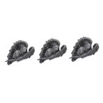BESPORTBLE 3 Adet Köpek Ve Kedi Süsleri Kedi Taşları Angel Cat Crafts Süsleri Sahte Kediler Evcil Hayvan Süsü Sahte Hayvanlar Dekoru Reçine Dark Grey