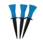 BESPORTBLE 3 Parça Yumuşak Lastik Çivi Antrenman Tişörtü Tee Toplu Tişört Tutucu Tee Sürüş Plastik Tişört Tutucu Sürüş Aralığı Paspasları Lastik Tee Yumuşak Silgi Golf Plastik
