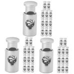 BESPORTBLE 3 Set Küçük Şiş Tokaları ızgara Aksesuarları Sopa Ile Şiş Klip Barbekü Için Tokalar Mutfak Şişleri Klipsleri Barbekü Şiş Kelepçeleri Silver Demir Tel 12 Adet*3