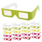 Besportble 30 Pcs Sinema Gözlükleri Film Gözlükleri Kağıt Gözlük Tiyatrosu 3D Film Gözlükleri
