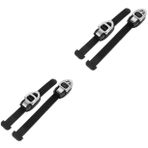BESPORTBLE 4 Adet Paten Tokası Paten Toka Kayışları Paten Kayışı Snowboard Bağlama Kayışları Paten Evrensel Toka Askıları Paten Tasma Paten Kayış Tokası Paten Bağcıkları Buton Pvc Hız Pateni