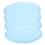 BESPORTBLE 4 Adet Portatif Minder Yer Minderi Kat Oturma Veranda Koltuk Minderi Yoga Diz Çökme Yastığı Dışkı Yastığı Yuvarlak Koltuk Minderleri Açık Rahat Polyester Çocuk Meditasyon Yastığı