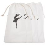 BESPORTBLE 4 Balerin Çantası İpli Küçük Kızlar Için Dans Çantaları Bale Çantası Bale Kız Çanta Kızlar Için Bale Çantaları 4-6 Bez Saklama Çantası Pamuklu Çanta Ayakkabı Polyester X27