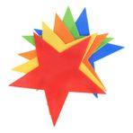 BESPORTBLE 5 Adet Dönüm Noktası Mat Tenis Zemin Işaretleme Araçları Aktivite Yürüteç Spor Yardımcıları Spor Sahası Halı Işaretleyicileri Zemin Işaretleri Logo Plakası Pentagram Pvc Çocuk