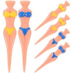 BESPORTBLE 6 Adet Yenilikçi Bikini Tişörtü Sağlam Plastik Kullanımı Kolay Komik Yaratıcı Golf Aksesuarları Pratik İçin