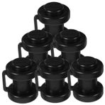 BESPORTBLE 6 Paket Trampolin Koruyucu Kapaklar Siyah Küçük Trampolin Için Yedek Parçalar