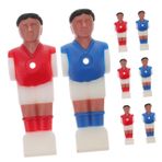 BESPORTBLE 8 Adet futbol makinesi bebek Değiştirmeler langırt masası futbolcu figürü langırt oyuncularının değiştirilmesi parti yedek futbolcu langırt oyuncusu heykeli plastik