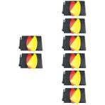 BESPORTBLE 8 Set Pvc Hakem Kartları Cüzdan Futbol Ve Kart Aksesuarı Futbol Oyunları Için Hakem Kiti