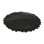 BESPORTBLE Açık Hava Fitness Trampolin Minderi 1 Adet Kancalı Yedek Zıplama Matı Siyah Trampolin Yedek Matı