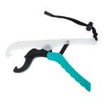 BESPORTBLE Balık Cihazı Balık Kelepçesi Alüminyum Balıkçı Pensesi Tungsten Balık Tutacağı Balık Yakalama Aracı Kapmak Balık Tutma Pensesi El Bandı Karın Kası Taşınabilir Sıkma Aracı