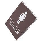 BESPORTBLE Banyo Dekoru İçin Banyo İşaretleri Yaratıcı Tuvalet İşaretleri Büyük Ev Numaraları Sağlam Plastik Tuvalet Rehberlik İşaretleri