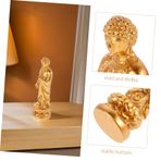 BESPORTBLE Feng Shui Oturma Odası Zen Bahçesi Için Buda Reçine El Yapımı Buda Heykelleri