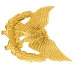 BESPORTBLE Güvenlik Şapkası Rozeti Kolye Zamir Iğneleri Emaye Pimi Ruh Hali Pimi Rozetler Mini Elbise Pimleri Sosyal Pil Pinim Üniforma Aksesuarı Kartal Yaka Iğnesi Golden Çinko Alaşım