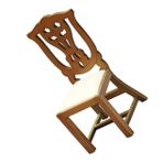 BESPORTBLE Küçük Sandalye Minyatürler Ev Için Ev Dekorasyonları Eski Sandalye Kolsuz Aksanlı Sandalye Küçük Ev Süsü Mini Sandalye Modeli Minyatür Modeli Mikro Sahne Odun Mobilya Heykelciği