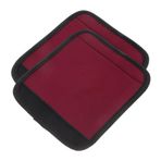 BESPORTBLE Spor Salonu Ekipmanları Barbell Pad Pull-up Sap Kılıfı Pad - Yatay Barlar Için Polyester Ped 2 Adet Kırmızı