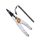 BESPORTBLE Tel Kesici Pense Alüminyum Balıkçı Pensesi Olta Kesici Balıkçılık Sıkma Aracı Balıkçılık Lures Pense Örgü Hattı Kesme Tuzlu Su Bölünmüş Halka Aracı Alüminyum Alaşım Tel Kesiciler