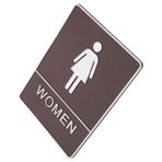 BESPORTBLE Tuvalet Ev Numarası Tuvalet Tabelası Tuvalet Tabelaları Tuvalet Kapı Plakası Bayan Banyo Işareti Duvara Monte Tuvalet Işareti Braille Banyo Işareti Çocuk Gösterge Kapıda Karın Kası