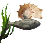 Besreey Demir Balık,Retro Demir Heykeller,Yeniden Kullanılabilir Endüstriyel Deniz Sanat Eseri - Giriş Mutfak Tezgahı Salon Çalışma Odası Dolap Ofis Çocuk Odası Tatil Doğum Günü