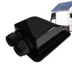 Besreey Kablo giriş vidalı muhafazası, kablo giriş vidalaması – solar çift kablolu kablo tutucu – solar uzatma kablosu fişi, su geçirmez gövde, UV ışınlarına dayanıklı