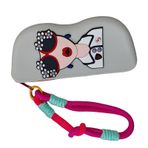 Besreey Kadınlar İçin Gözlük Kılıfı,Kadınlar İçin Komik Gözlük Kabı | Bilek Kayışlı Yumuşak Silikon Güneş Gözlüğü Taşıyıcı, Yürüyüş Dış Mekan Seyahat Aksesuarları Çantası