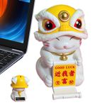 Besreey Kontrol Paneli Bobblehead, Güneş Dansı Figürleri | Solar Çin Dans Eden Aslan Oyuncakları - Masaüstü Salıncak Heykelleri, Bobble Dansçısı Oyuncak, Kontrol Paneli Figürleri, Araba Ev için Araba