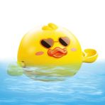 Besreey Küvet oyuncağı, bebek banyo oyuncağı, yüzen ördek banyosu oyuncağı, etkileşimli su oyunları, güneş gözlüğü, duş, parti, seyahat eğlencesi için