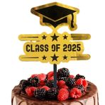 Besreey Mezuniyet Cupcake Toppers, Akrilik Kapkek Tepesi - Neşeli sağlam iştah açıcı fotoğraf stüdyo sahne ev sınıf çocuk kolej anaokulu için