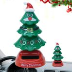 Besreey Noel Güneş Enerjili Dans Oyuncak, Güneş Dans Noel Ağacı | Güneşle Sallanan Ağaç, Pencere, Araba Kontrol Paneli Dekorasyonu İçin Yenilikçi Hareketli Noel Ağacı