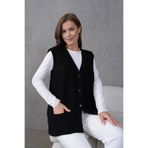 Bessia Butik Yün İşlemeli Yelek