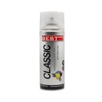 BEST Classic Beyaz Sprey Boya, 400 ml, Nitroselüloz Bazlı, Metal ve Ahşap Yüzeyler İçin