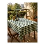 BEST CONCEPT Yeşil Ekose Sofra Örtüsü Bezi,Piknik Örtüsü Çok Amaçlı Örtü 140x140