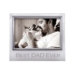 BEST DAD EVER İmzalı 10,2 cm x 15,2 cm Çerçeve