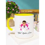 Best Doctor Ever Erkek Doktora Hediye Kupa Bardak Sarı - 1 Adet - 300 ml