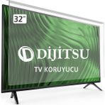 Best Ekran Dijitsu 32 İnç 81 Ekran Tak Çıkar Şeffaf Askı İpli Tv Ekran Koruyucu