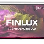 Best Ekran Finlux 49 İnç 123 Ekran Tak Çıkar Şeffaf Askı İpli Tv Ekran Koruyucu