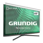 Best Ekran Grundig 49 Clx 8675 Bp 49 İnç 123 Tak Çıkar Şeffaf Askı İpli Ekran Koruyucu
